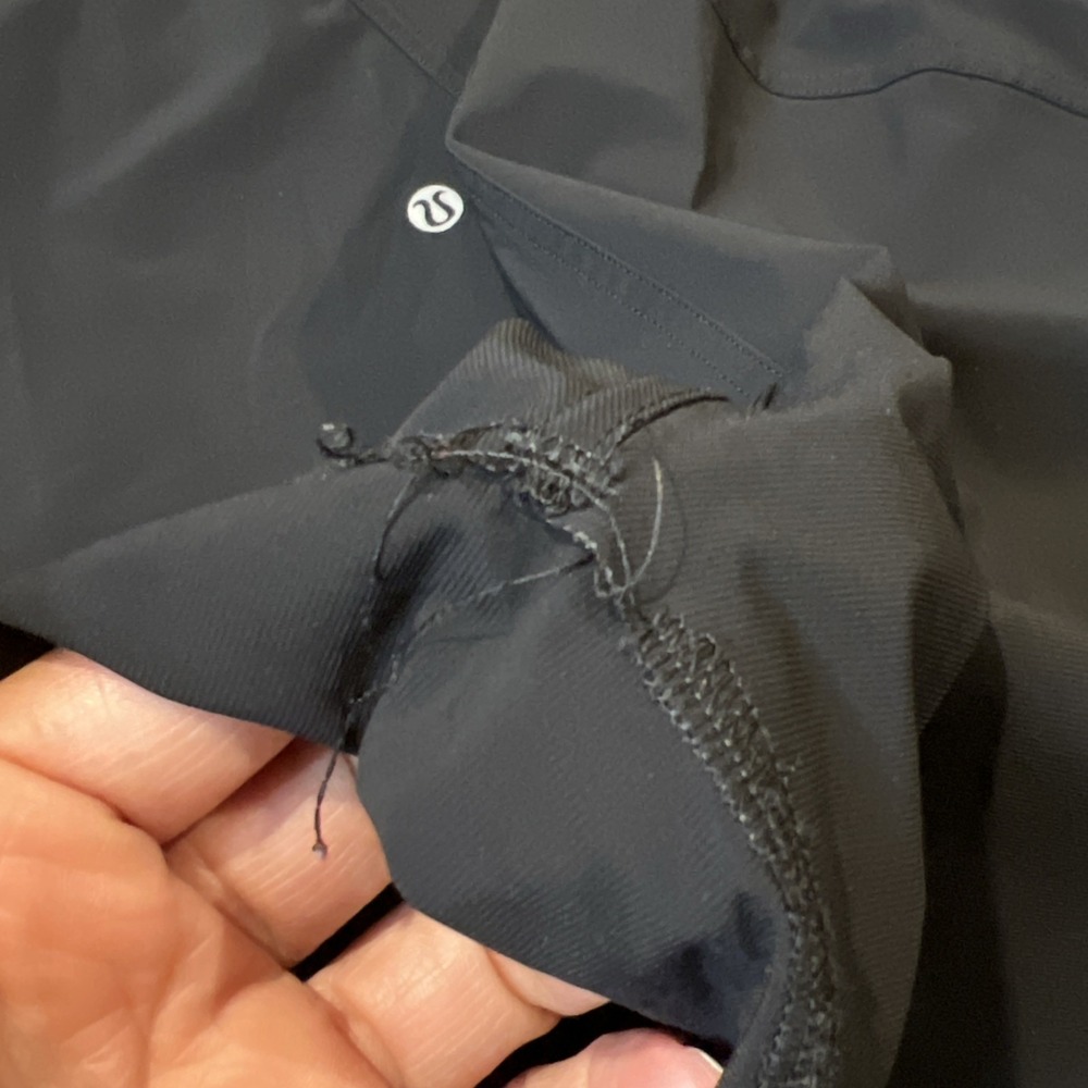 Lululemon Adapted State High Rise Jogger Women's Size 12 Black Zip Ankle READ - Picture 12 of 12